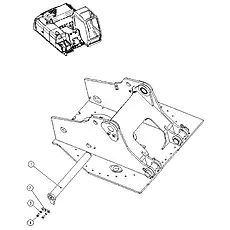 PLATE - Блок «Boom foot pin»  (номер на схеме: 2)