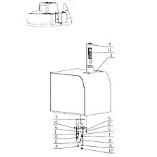 Cover - Блок «Fuel Tank»  (номер на схеме: 9)