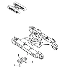 Roller;Lower Assembly 10T0009AY2 - Блок «Lower Roller»  (номер на схеме: 2)