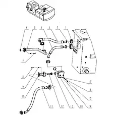Check valve LV-12-25 - Блок «Tank hoses installation»  (номер на схеме: 12)