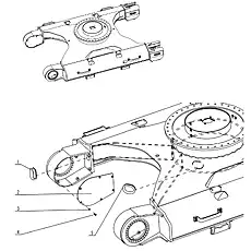 Bolt M14×30 GB/T 5782-2000 M14×30 - Блок «Travel Motor Cover & Bushing»  (номер на схеме: 4)