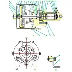 Bearer  - Блок «Вспомогательный насос тормозной системы»  (номер на схеме: 19)