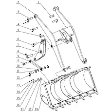 Dust Seal - Блок «Implements System 32E0735-01 32E0735»  (номер на схеме: 11)