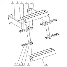 Nut M10 - Блок «Ladder assembly 46E0161-03 26C0096»  (номер на схеме: 5)