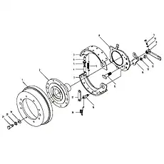 Drum 409110 - Блок «Brake System-5»  (номер на схеме: 1)