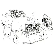 Cooling Module XG955N-121T2-00AL - Блок «Engine system (SC11CB220G2B1)»  (номер на схеме: 14)