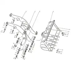 Grease nipple M100X1 JB/T7940.1-1995 - Блок «Implements system»  (номер на схеме: 5)