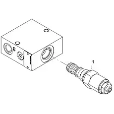 SO5A-Q3/I5-35-A-210/4.8 БАЛАНСИРОВОЧНЫЙ КЛАПАН - Блок «Балансировочный клапан»  (номер на схеме: 1)