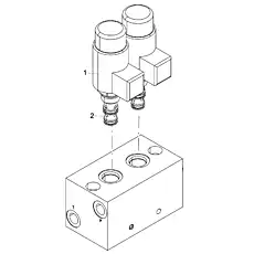 C19B-02400E1-25.75NA КАТУШКА - Блок «Группа клапанов»  (номер на схеме: 1)