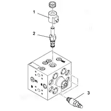 R901079744 КЛАПАН ПЕРЕПОЛНЕНИЯ - Блок «Разделительный клапан»  (номер на схеме: 3)