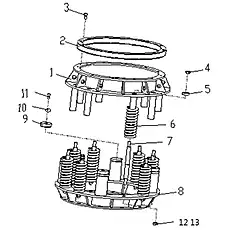 Nut M20 GB/T41 - Блок «Absorber Assembly»  (номер на схеме: 13)