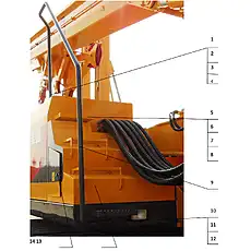 Washer 10 GB/T97.1 - Блок «Apparatus Cab»  (номер на схеме: 7)