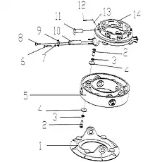 Bolt M10×25 GB/T70.1 - Блок «Casing Drive»  (номер на схеме: 2)