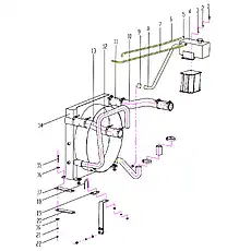 Nut M12 GB/T6170 - Блок «Coolant System»  (номер на схеме: 22)