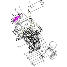 Baffle - Блок «Engine System»  (номер на схеме: 9)