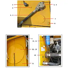 Air filter - Блок «Hydraulic oil tank»  (номер на схеме: 1)