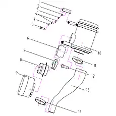 Nut M12 GB/T6170 - Блок «Intake System»  (номер на схеме: 2)