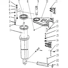 Bolt M10×25 GB/T2673 - Блок «Parallelogram Structure»  (номер на схеме: 18)