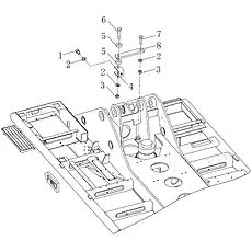 Baffle plate - Блок «Turntable assembly»  (номер на схеме: 8)