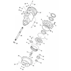 AXLE CASE - Блок «AXLE HOUSING»  (номер на схеме: 27)