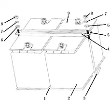 BATTERY BAT - Блок «BATTERY ASSEMBLY»  (номер на схеме: 5)