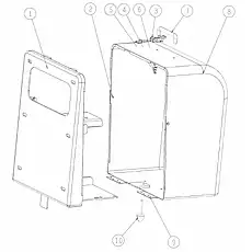 BATTERY BOX - Блок «BATTERY BOX»  (номер на схеме: 8)