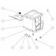 WASHER 6 GB/T97.1-2002 - Блок «DRIVER CAB»  (номер на схеме: 10)