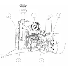 AIR INLET SYSTEM - Блок «ENGINE SYSTEM»  (номер на схеме: 1)