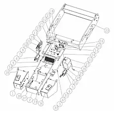 BOLT M10×25 GB/T5783-2000 - Блок «FRAME ASSEMBLY»  (номер на схеме: 27)