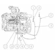 WASHER 8 DIN6796 - Блок «FUEL SYSTEM»  (номер на схеме: 6)