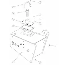 WASHER 8 GB/T93-1987 - Блок «OIL TANK»  (номер на схеме: 6)