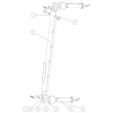 BOLT M10×50 GB/T5782-2000 - Блок «SAFETY DEVICE»  (номер на схеме: 3)