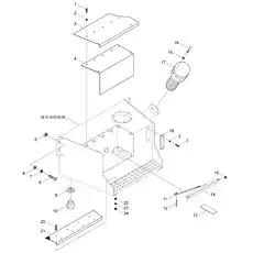 Seal plate - Блок «Hydraulic Oil Box-2»  (номер на схеме: 4)