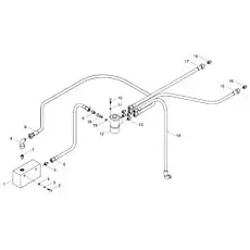 Priority valve - Блок «Steering Hydraulic System»  (номер на схеме: 10)