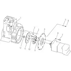 Nut M12 GB/T6170 - Блок «Engine System 0042407000»  (номер на схеме: 9)