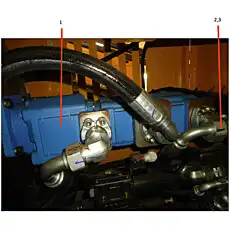 Gear Pump - Блок «Hydraulic System (1) 0041812000»  (номер на схеме: 1)