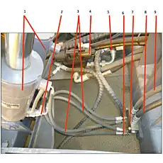 Adapter - Блок «Hydraulic System (13) 0043012000»  (номер на схеме: 2)