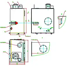 Breather Filter - Блок «Hydraulic Tank (3) 0042212013»  (номер на схеме: 3)