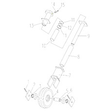 Track Roller And Idler Device 0041601091