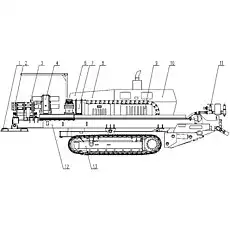Fuel Tank - Блок «XZ320D Horizontal Directional Drill 0043000000»  (номер на схеме: 7)