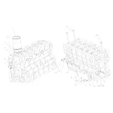 Bolt M8×22 - Блок &laquo;Блок цилиндров в сборе&raquo;  (номер на схеме: 14)