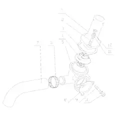 Thermostat seat - Блок «Термостат в сборе»  (номер на схеме: 5)