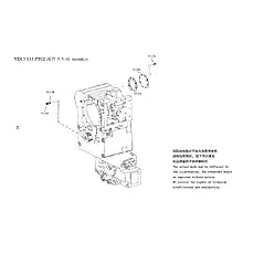 transmission gear - Блок «P.T.O2 Assembly 2»  (номер на схеме: 020)