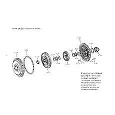 pump wheel - Блок «Torque Converter Assembly 4166 030»  (номер на схеме: 500)