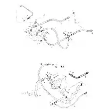 Соединение резиновой трубки 13I-H11-800 - Блок «ГИДРОТРАНСФОРМАТОР и КОРОБКА ПЕРЕДАЧ»  (номер на схеме: 12)
