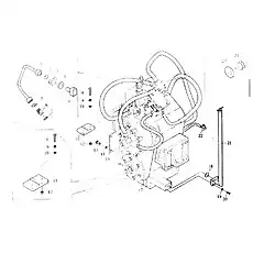 Масляная труба манометра в сборе - Блок «Коробка передач»  (номер на схеме: 1)