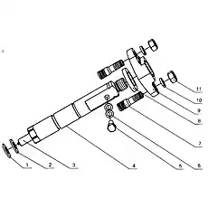 Injector gasket (damageable) - Блок «G0100-1112000 Топливные форсунки в сборе»  (номер на схеме: 1)