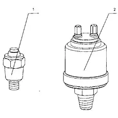 Oil pressure transmitter (Damageable) - Блок «Калибровочные запчасти»  (номер на схеме: 1)