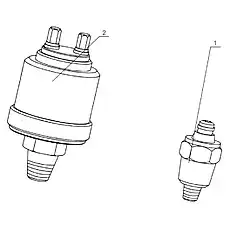 Water temperature sensor (Damageable) - Блок «Запчасти измерителей»  (номер на схеме: 1)