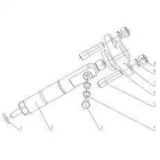 Nozzle tip matching parts - Блок «G0400-1112000 Запчасти форсунок»  (номер на схеме: 2)